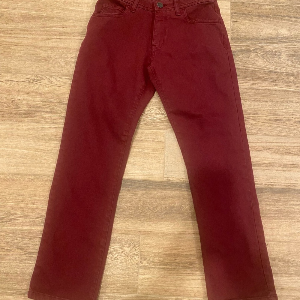 Men's Jack of Spades Jeans Maroon 32x30